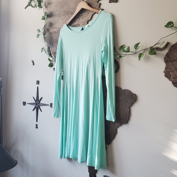 NWT🔥Seafoam Fit & Flare Dress - Picture 2 of 10
